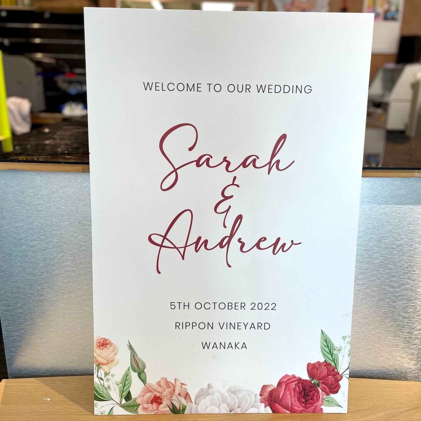 Wedding Welcome sign